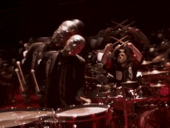 Original members of Slipknot divided by inches of Trents nails