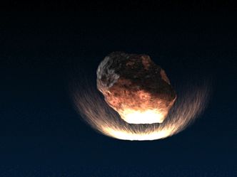 Where would you find 99-mile-wide (160 km) evidence of the largest asteroid to hit Earth?
