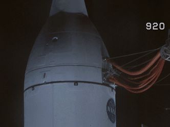 What rocket was used for Apollo 11 in 1969?