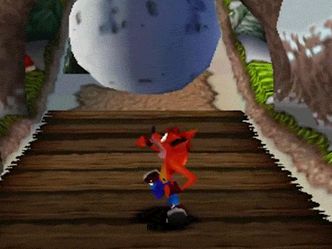In the first Crash Bandicoot game, which boss does Crash encounter first?