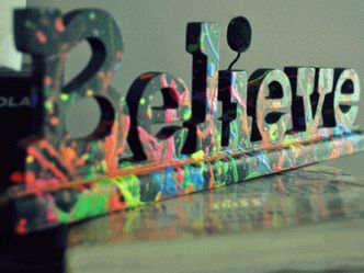 Complete the phrase: 'Believe you can and you're ____ there.'