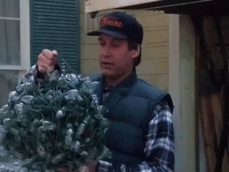 What are the names of the neighbors in Christmas Vacation?