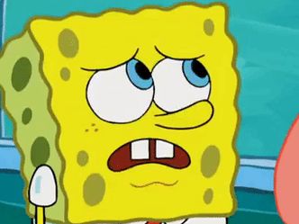 How many dots are on Spongebob's body?