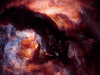 What is the name of the massive cloud of gas and dust in space where stars are born?