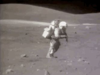 Who is the first person to have set foot on the moon?