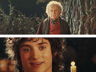 What is the name of the wizard who always helps Frodo?