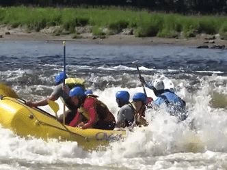 What is the highest and most dangerous level of rapid while whitewater rafting?