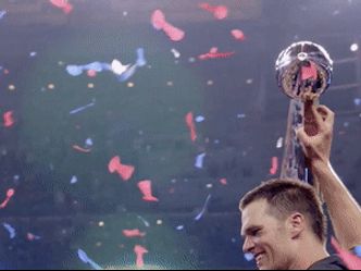 In which year did Tom Brady win his first Super Bowl with the New England Patriots?