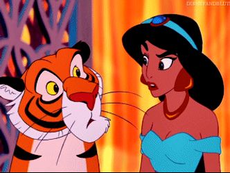 What is the name of Jasmine's pet tiger?