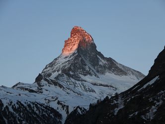 This famous peak is often associated with chocolate.