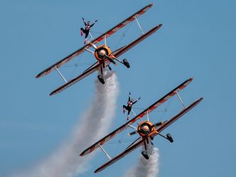 Who was the first wing walker?