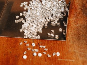 Which chemical substance is needed for the creation of diamonds?