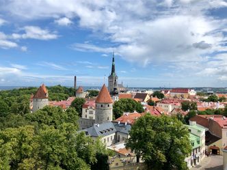 Where in Estonia is the best-preserved medieval city in Northern Europe?