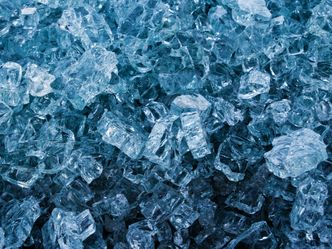 What makes ice float on water?