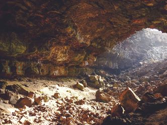 Which caves in Meghalaya are known as the longest and deepest in the Indian Subcontinent?