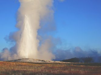 In which national park is Old Faithful located?