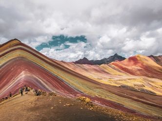 This mountain is known as "Rainbow Mountain." What is another name for it?