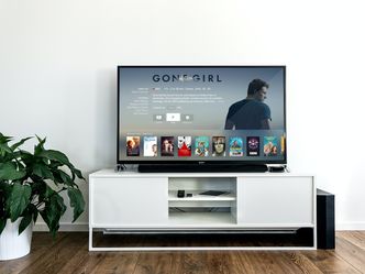 What is the recommended height for a TV in a living room?