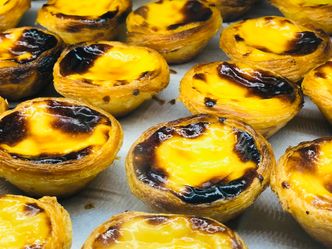 Which country is famous for these custard tarts?