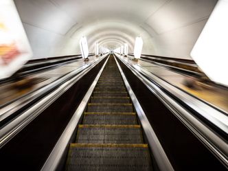 In which ukrainian city is located the deepest metro in the world?