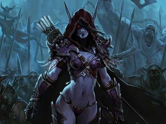 In which game Sylvanas became the leader of the Forsaken?