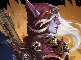 What race was Sylvanas before becoming the Banshee Queen?