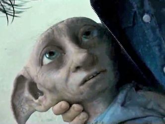 What are the first AND last words spoken by Dobby?