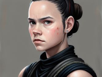 Who is the scavenger from Jakku that discovers her connection to the Force?