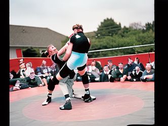 Which wrestling move involves slamming an opponent's face into the mat?