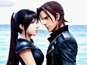 Which Final Fantasy VIII characters share a romantic dance scene?