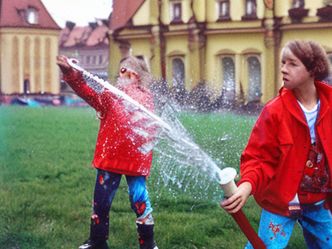 In which country do people celebrate Easter with a 'Water Fight'?