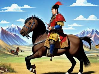 What was Genghis Khan's birth name?