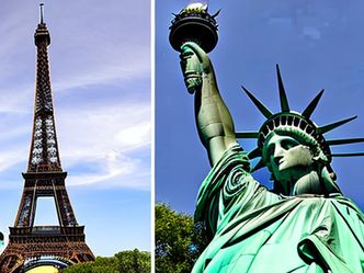 Which is taller: Eiffel Tower or Statue of Liberty?