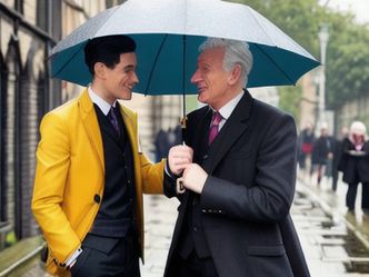In UK slang, what does 'brolly' refer to?