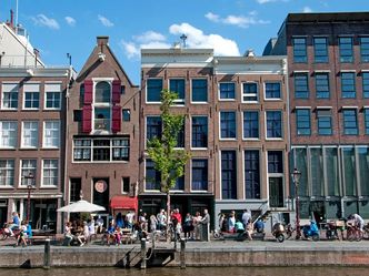 Where is the Anne Frank House in Amsterdam located?