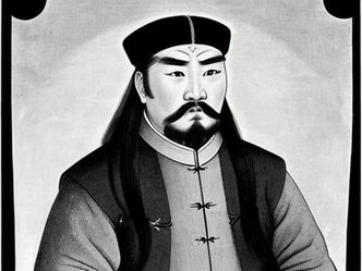 Which of Genghis Khan's grandsons founded the Yuan Dynasty in China?