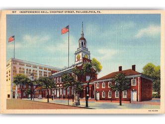 Where is the Independence Hall, where Washington was elected as commander-in-chief of the Continental Army?