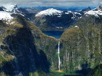 What's the name of this famous waterfall in New Zealand?