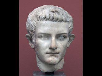 What roman emperor's name translates to "Little Boots"?