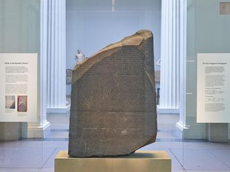 What was the name of the stone that made possible the deciphering of hieroglyphs?