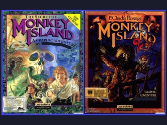 Who is credited as the main designer of the first two Monkey Island™ games?