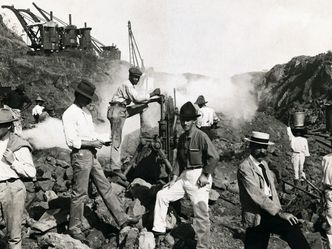 What major infrastructure project was overseen by Theodore Roosevelt?