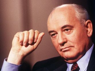Name one of Gorbachev's famous political policies (or slogans).