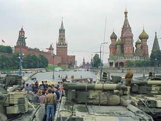 Who where behind the failed august 1991 coup d'état in the USSR?