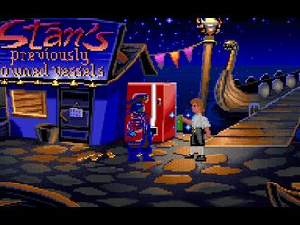 What beverage from the grog vending machine does Guybrush use to defeat LeChuck in Monkey Island™ 1?