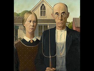 This is "American Gothic", who painted it?