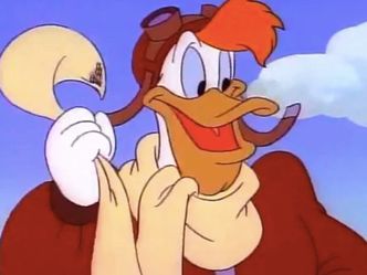 In the original DuckTales that first aired in 1987, which character was only in the first season?