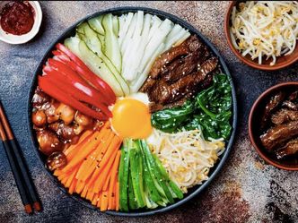 Which one of these dishes is a popular street food in Korea?