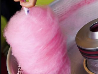 In 1897, who teamed up with a candy maker, John C. Wharton, to invent machine-spun cotton candy? 