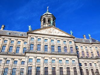 The Royal Palace is located on what is known as the most important square in Amsterdam. What is the square named?